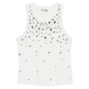 Alistair Embellished Crewneck Tank Top
