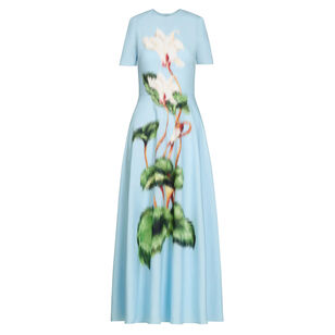 Cyclamen Cotton Poplin Dress