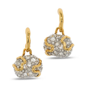 Sonales Crystal Petite Pebble Hoop Earrings