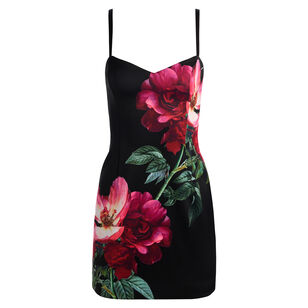 Nina Sweetheart Neckline Spaghetti Strap Mini Dress
