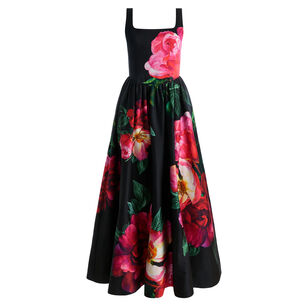 Tarrie Sleeveless Curved Drop Waist Maxi Dress