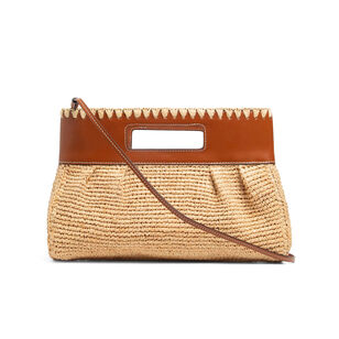Lena Raffia Clutch