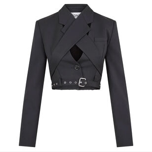 Harness Cropped Blazer