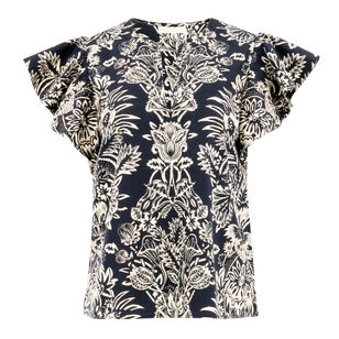 Severine Flutter Sleeve Top