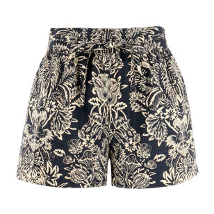 Rowan Belted Cotton Shorts