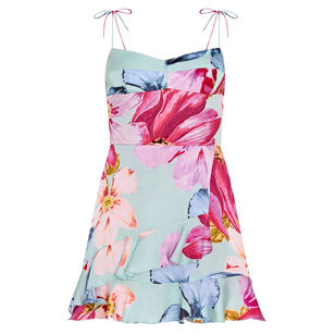Magnolia Sleeveless Floral Skort Romper